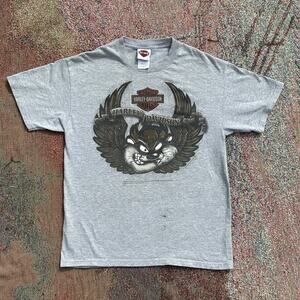 2010 Taz Looney Tunes Myrtle Beach Harley Davidson Tee